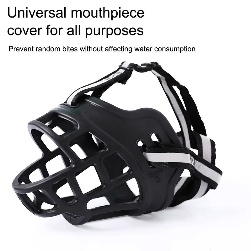 1PC Dog Breathable Muzzle Guard Against Biting And Barking