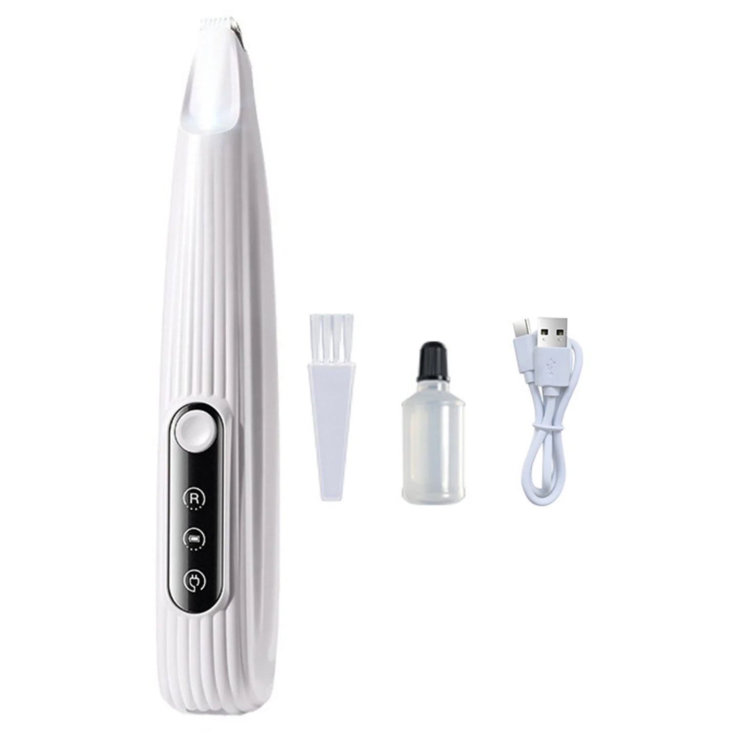 Portable Dog Paw Trimmer with Led Light Rechargeable Cordless Nail Grinder