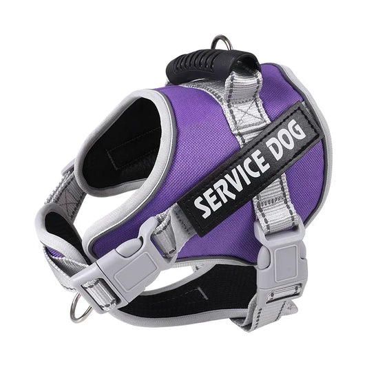 Service Dog Harness with Custom ID Tag Outdoor