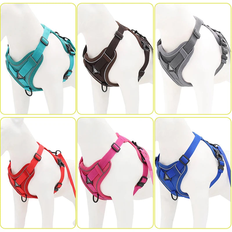 No Pull Dog Harness and Leash Set Adjustable