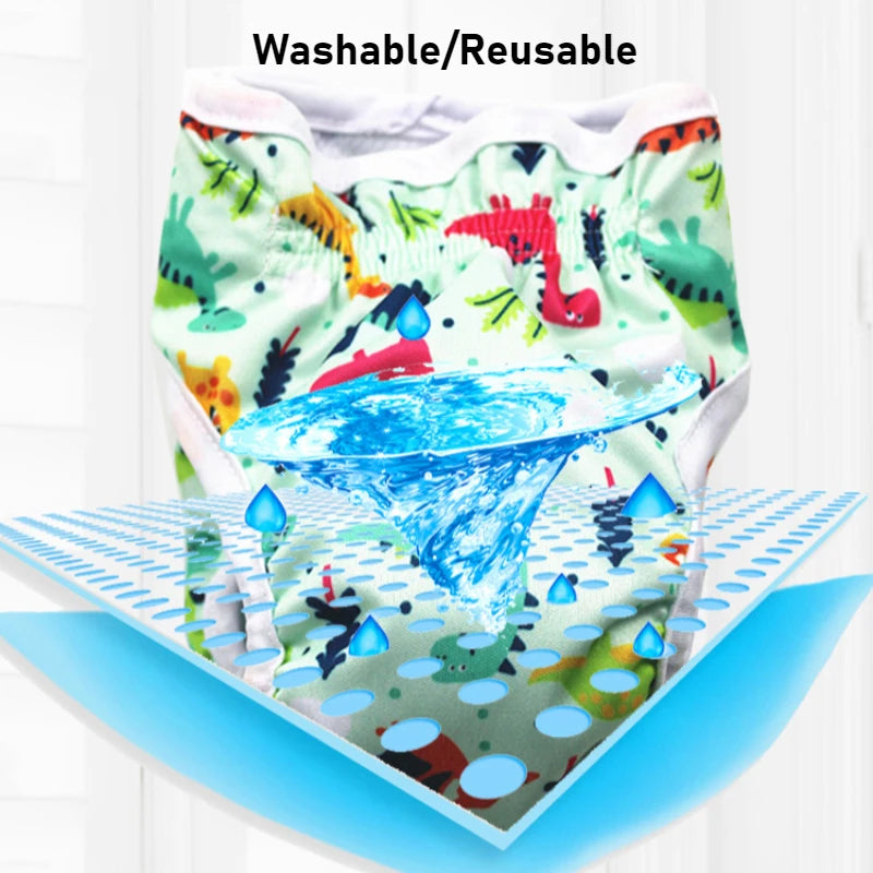 1/3pcs Washable Female Dog Diapers Size Adjustable Pet Physiological Pant for Female Dog Period Reusable Dog Panties RandomColor