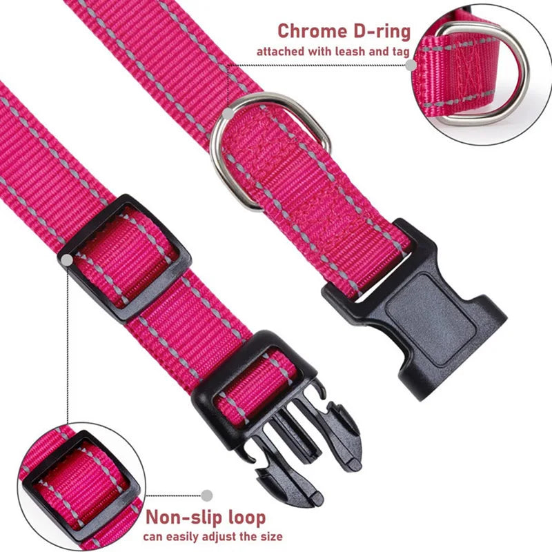 Reflective Dog Collar Strap