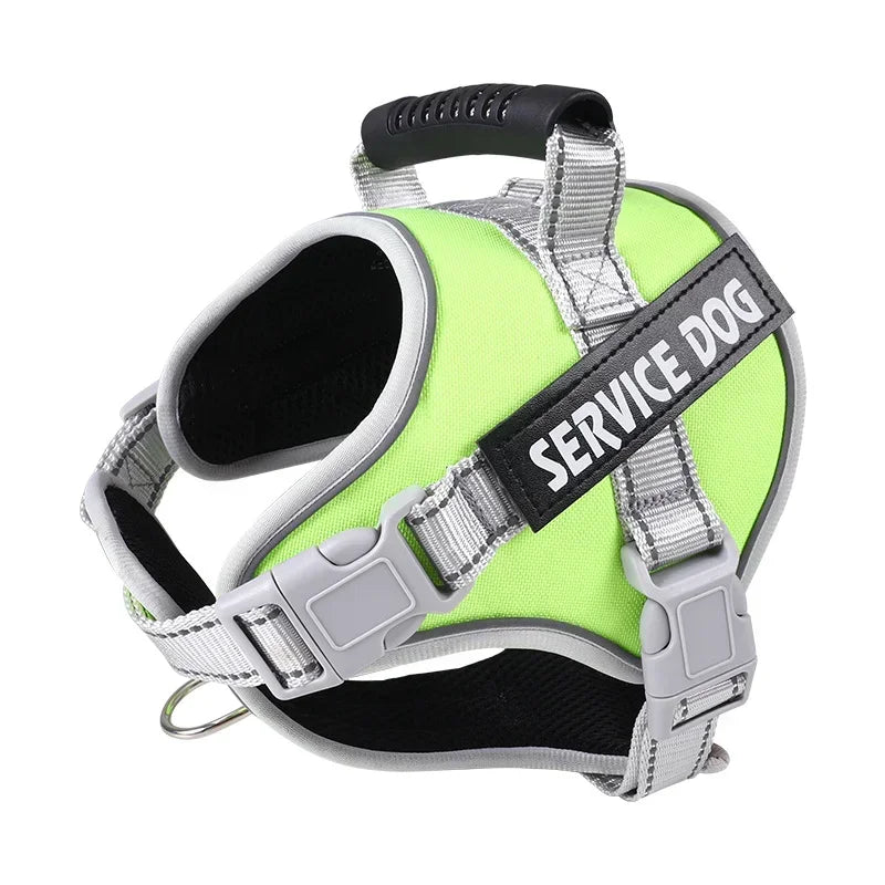 Service Dog Harness with Custom ID Tag Outdoor