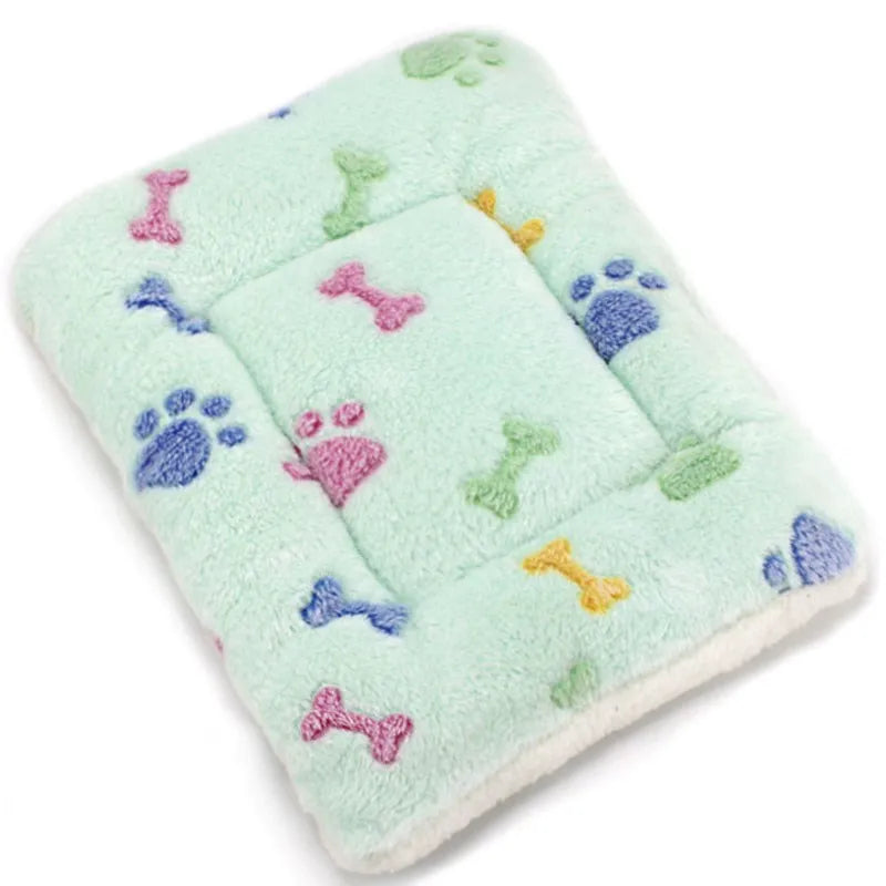 Soft Cat Bed Mats Warm Dog Bed Soft Fleece Pet Blanket