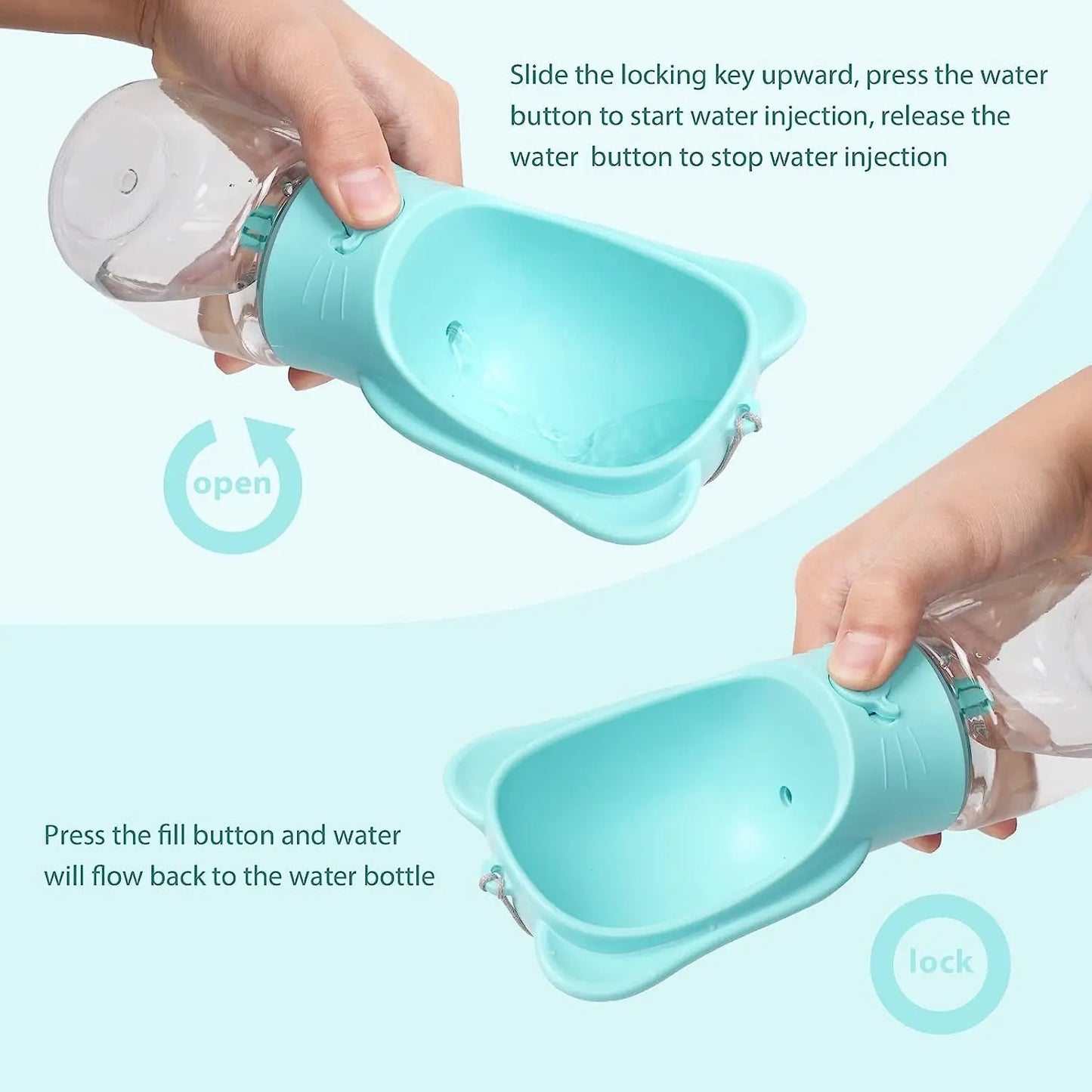 Dog Water Bottle Pet Dispenser
