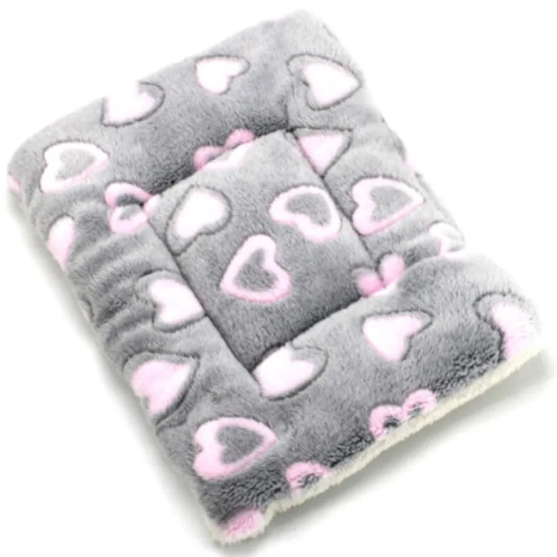 Soft Cat Bed Mats Warm Dog Bed Soft Fleece Pet Blanket