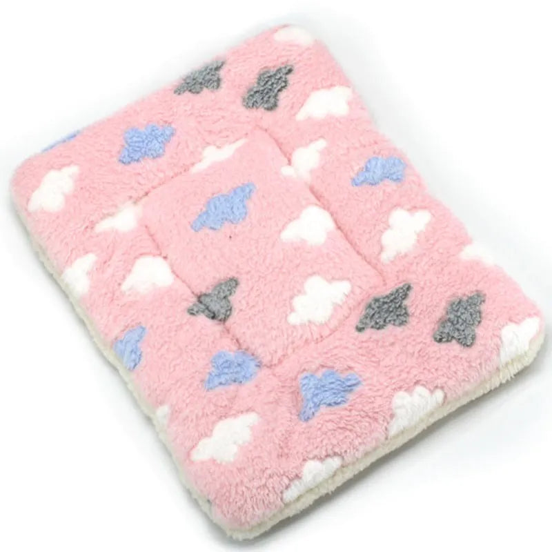 Soft Cat Bed Mats Warm Dog Bed Soft Fleece Pet Blanket