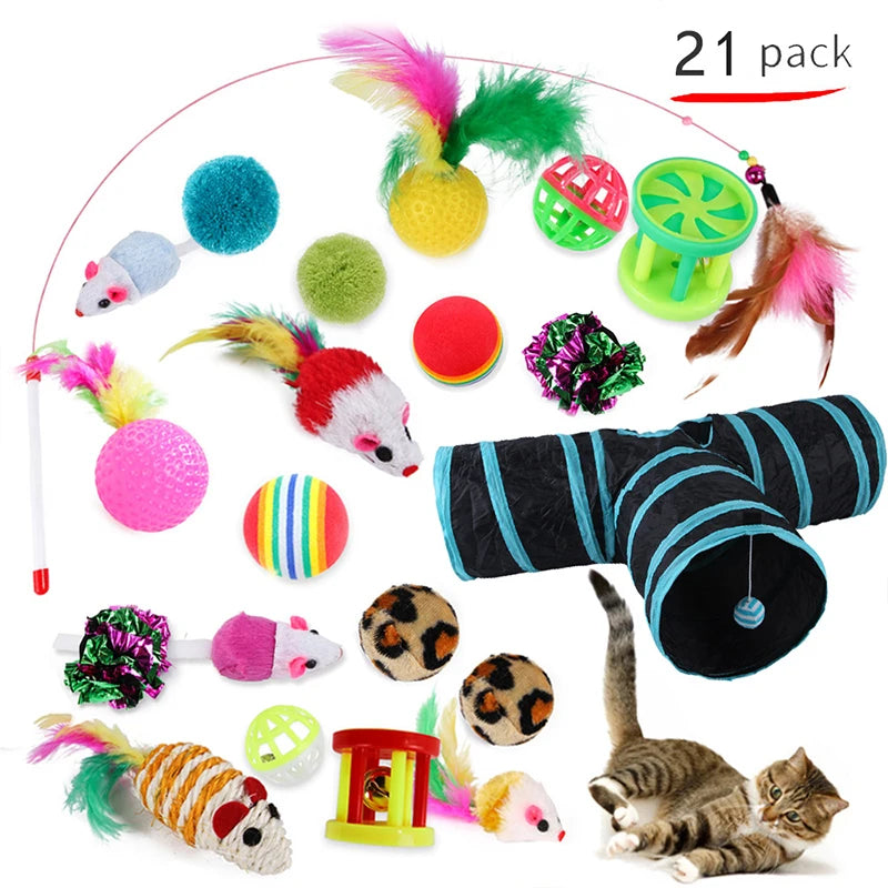 DualPet Kitten Toys Variety Cat Toy Combination Set Cat Toy