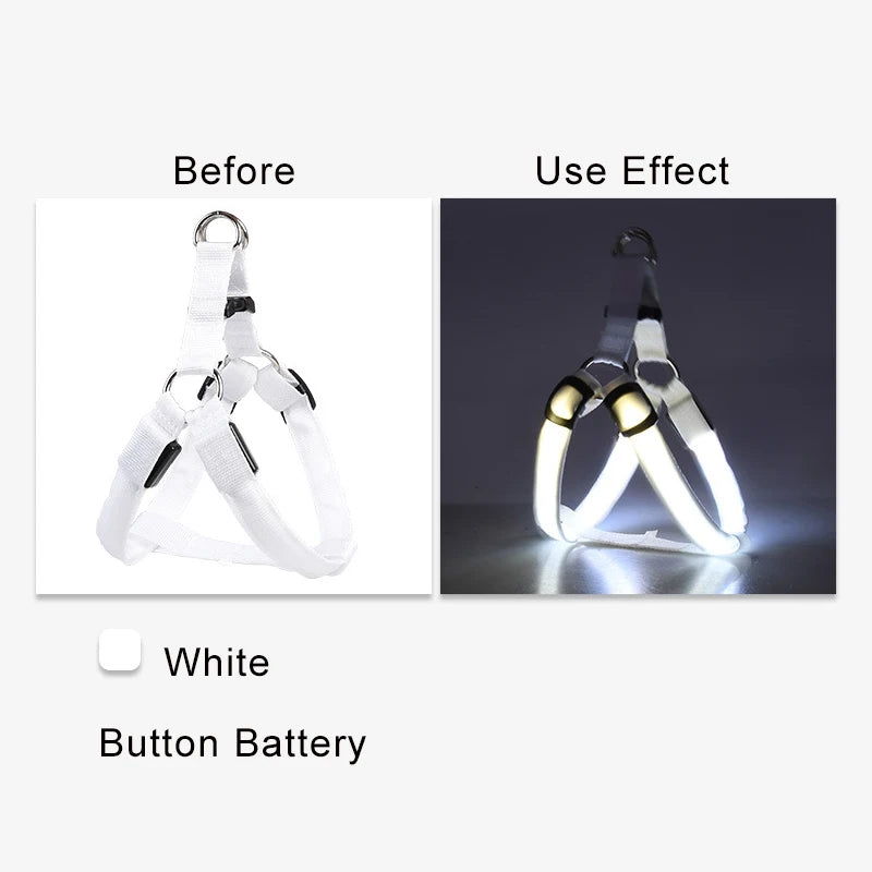 Adjustable LED Dog Harness No Pull
