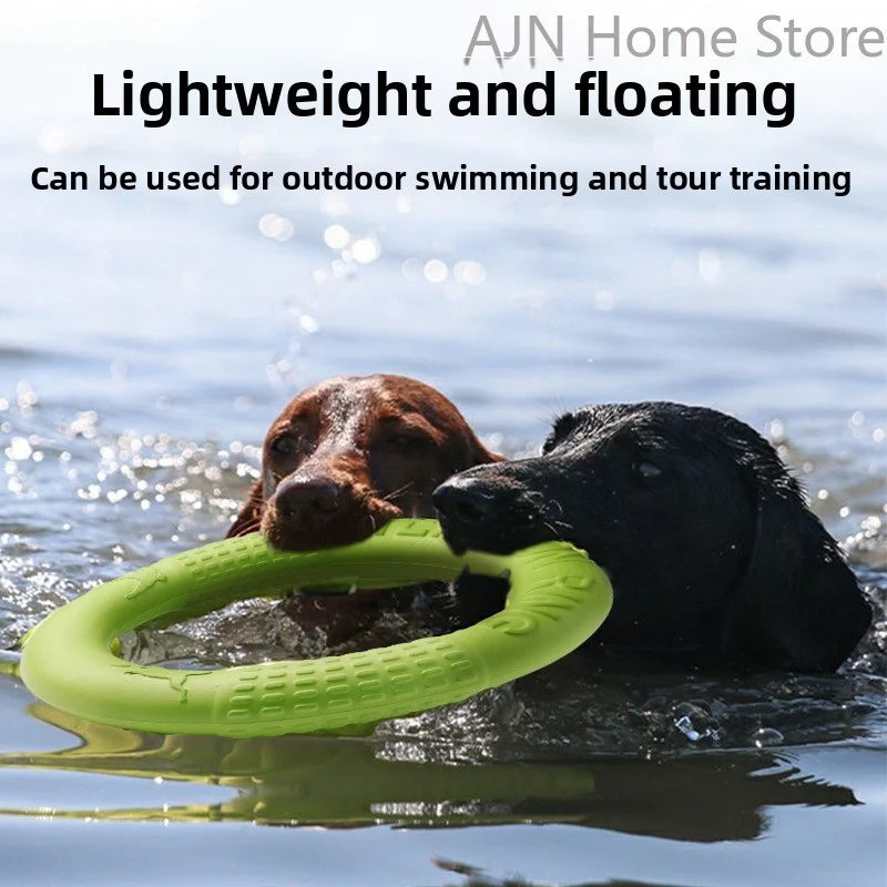 1pcs Dog Toys Pet Flying Disk Training Ring TPR material Floating water training interaction for Dogs