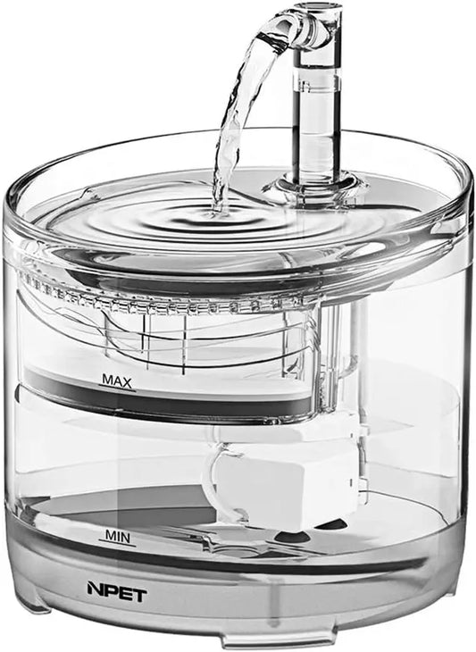 Pet Drinking water Fountain with Replacement Faucet Kit