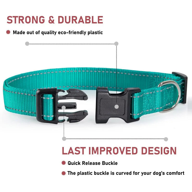 Reflective Dog Collar Strap