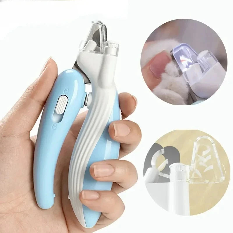 Pet Nail Clippers with Led Light Pet Claw Grooming Scissors