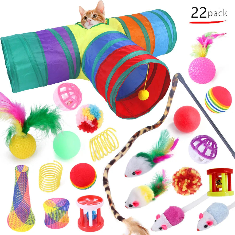 DualPet Kitten Toys Variety Cat Toy Combination Set Cat Toy