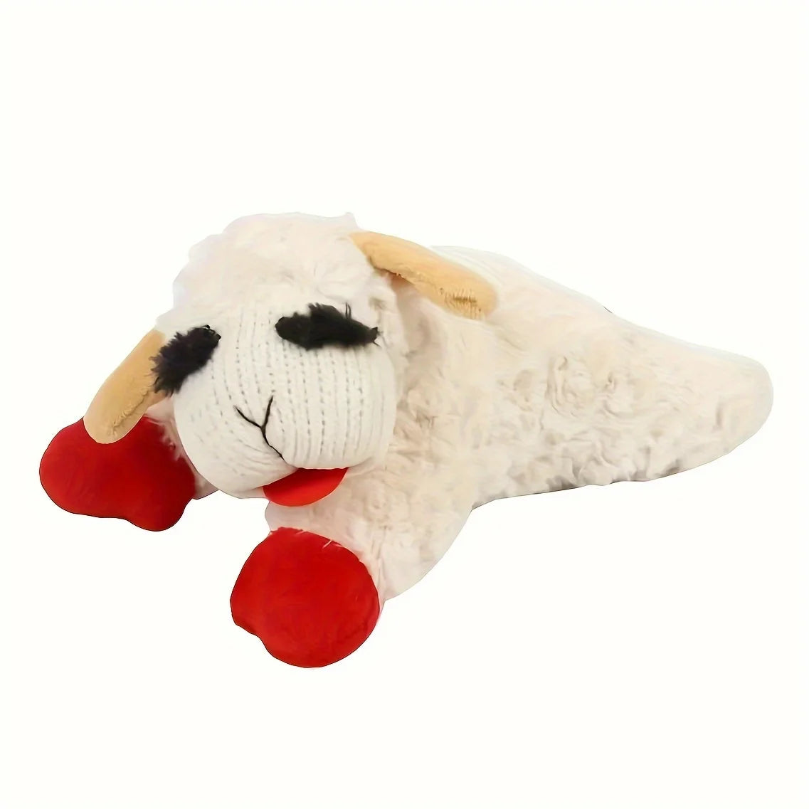 1pc adorable lamb shape plush toy that squeaks