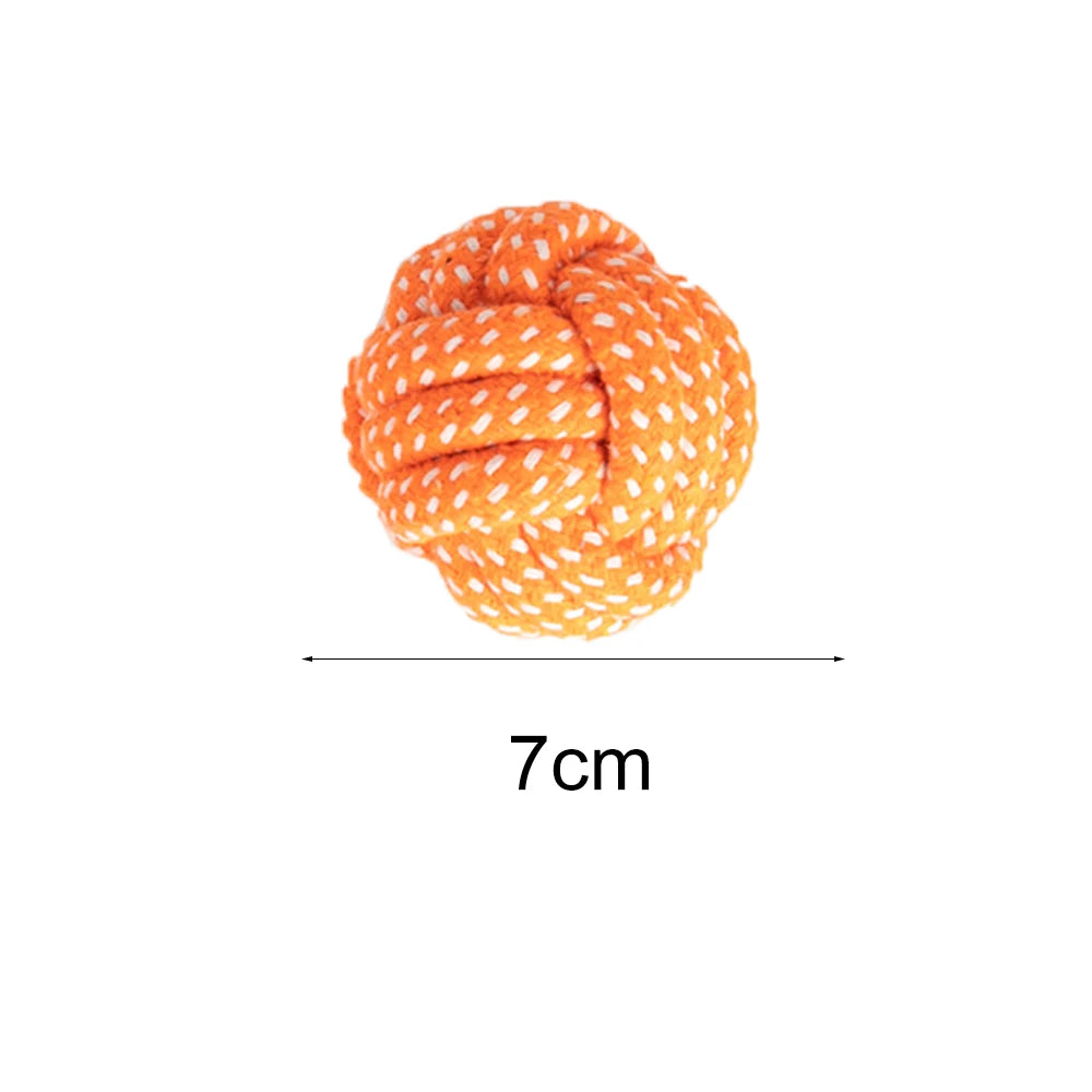 Rope Ball for Large and Small Dogs, Resistant Soft Cotton, Toothbrush, Bite Resistant, Chew, Interactive Dog Toys, Dog Accessori